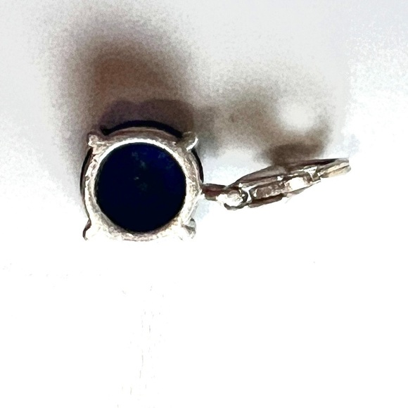 Swarovski blue crustal charm/pendant Sterling Silver - Picture 4 of 8